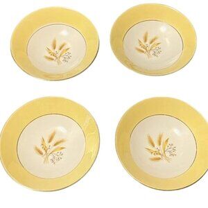 Autumn Gold Wheat Century Service Set Of 4 - Berry bowls